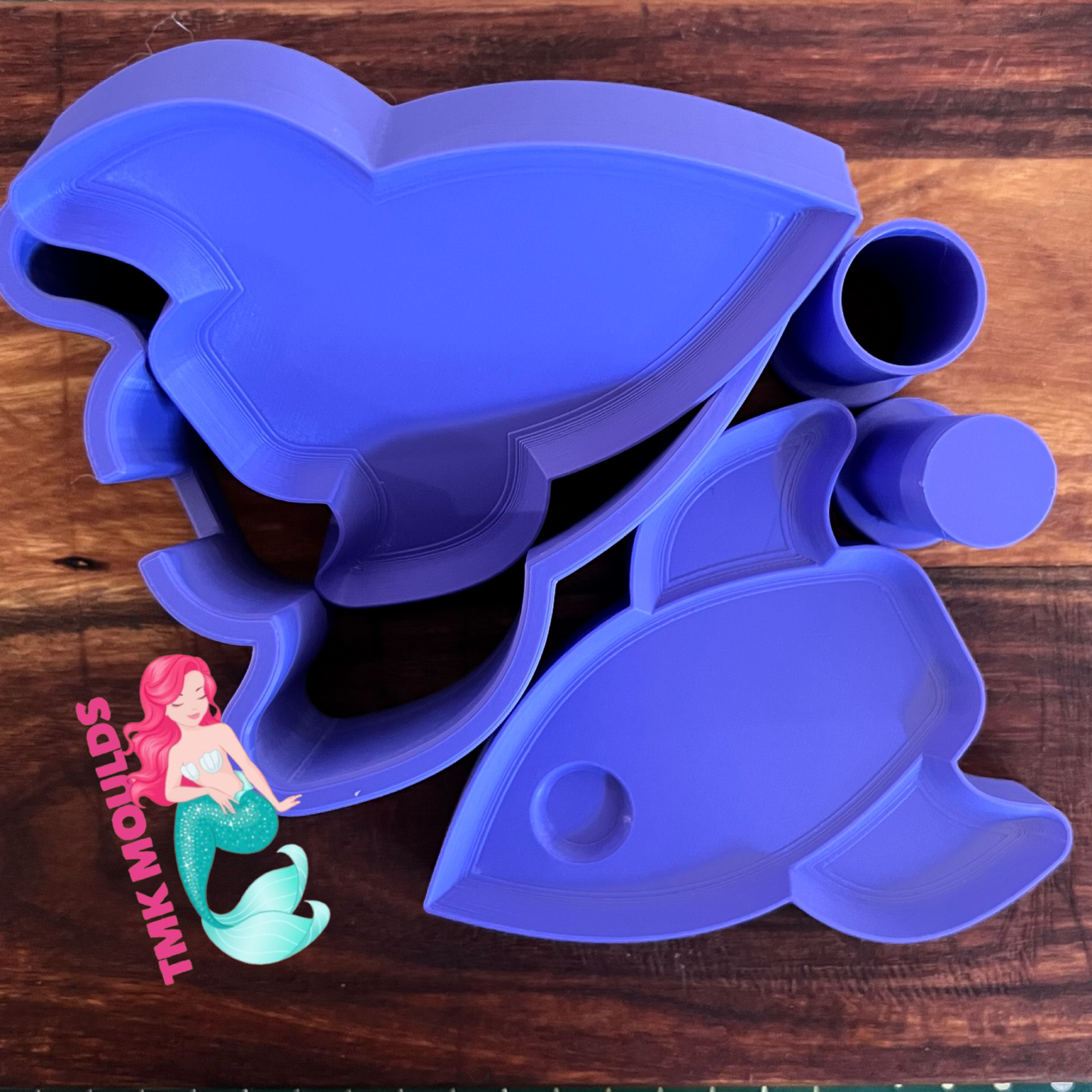 3 Piece Bubble Wand Moulds