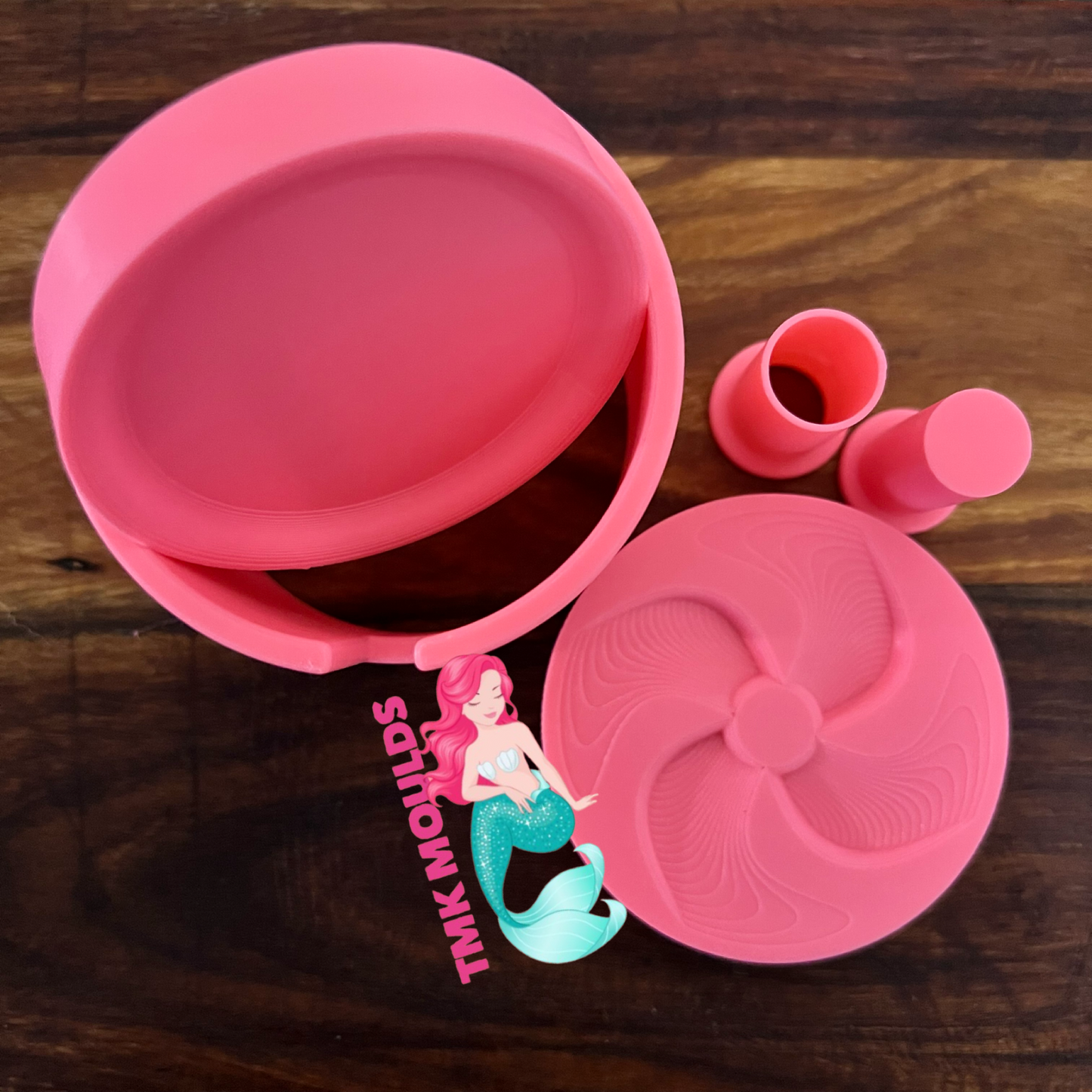 3 Piece Bubble Wand Moulds