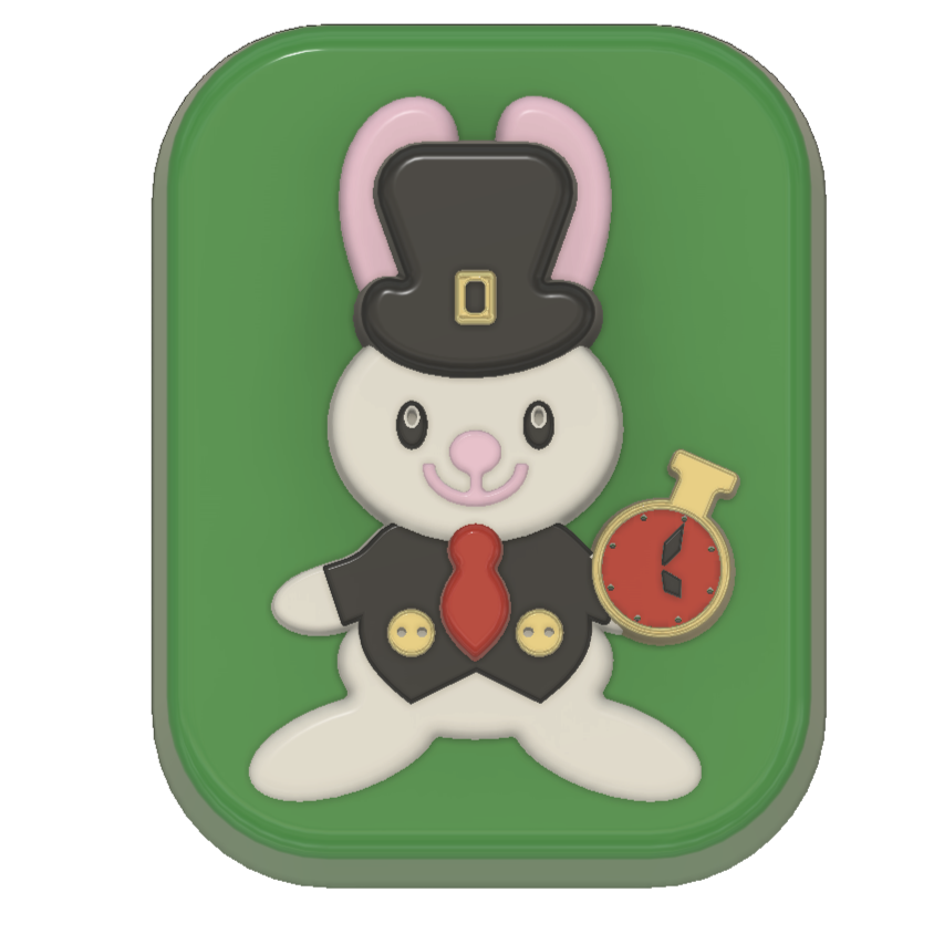 Alice in Wonderland Cubes (Vacuum Form Mould)