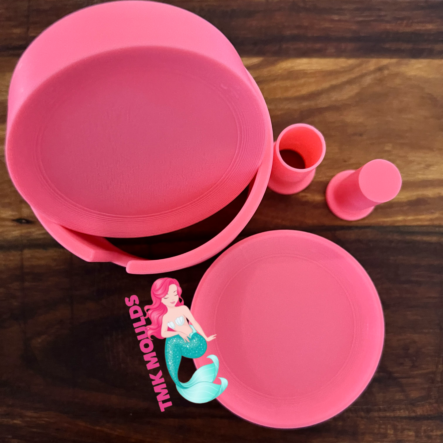 3 Piece Bubble Wand Moulds