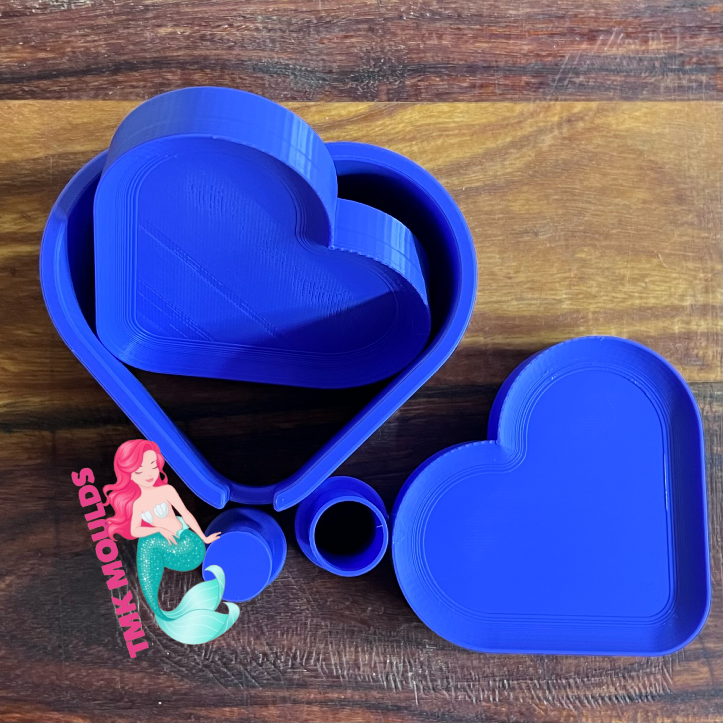 3 Piece Bubble Wand Moulds