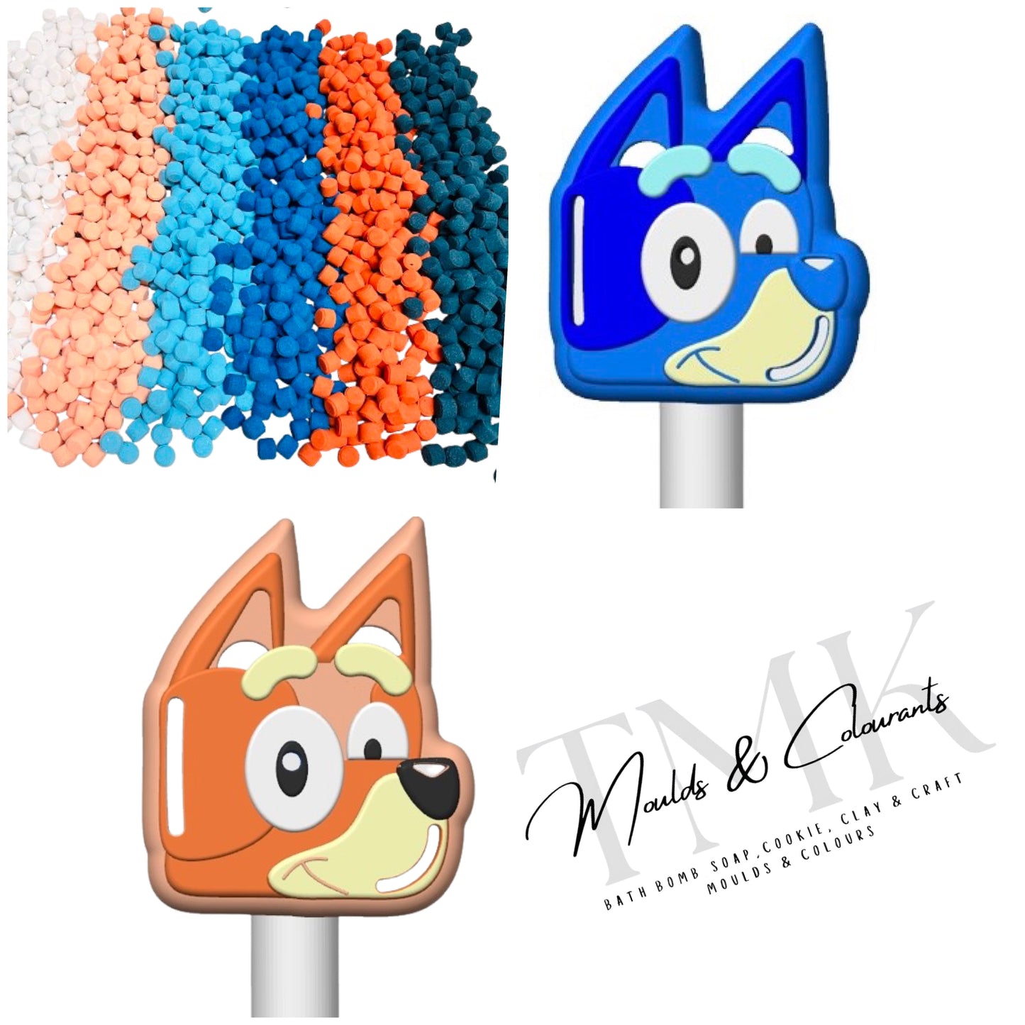 10x Bags of Mini Bluey & Bingo Bombs for Wands **Australian Customers ONLY