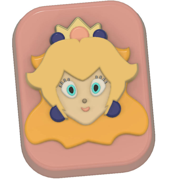 Bowser, Princess Peach & Yoshi Cube Vac Moulds