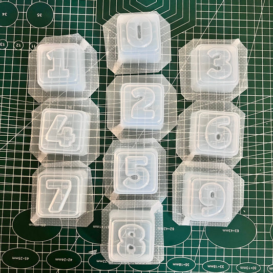 Number Blocks Vacuum Formed