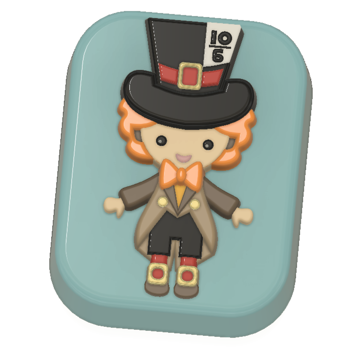 Alice in Wonderland Cubes (Vacuum Form Mould)