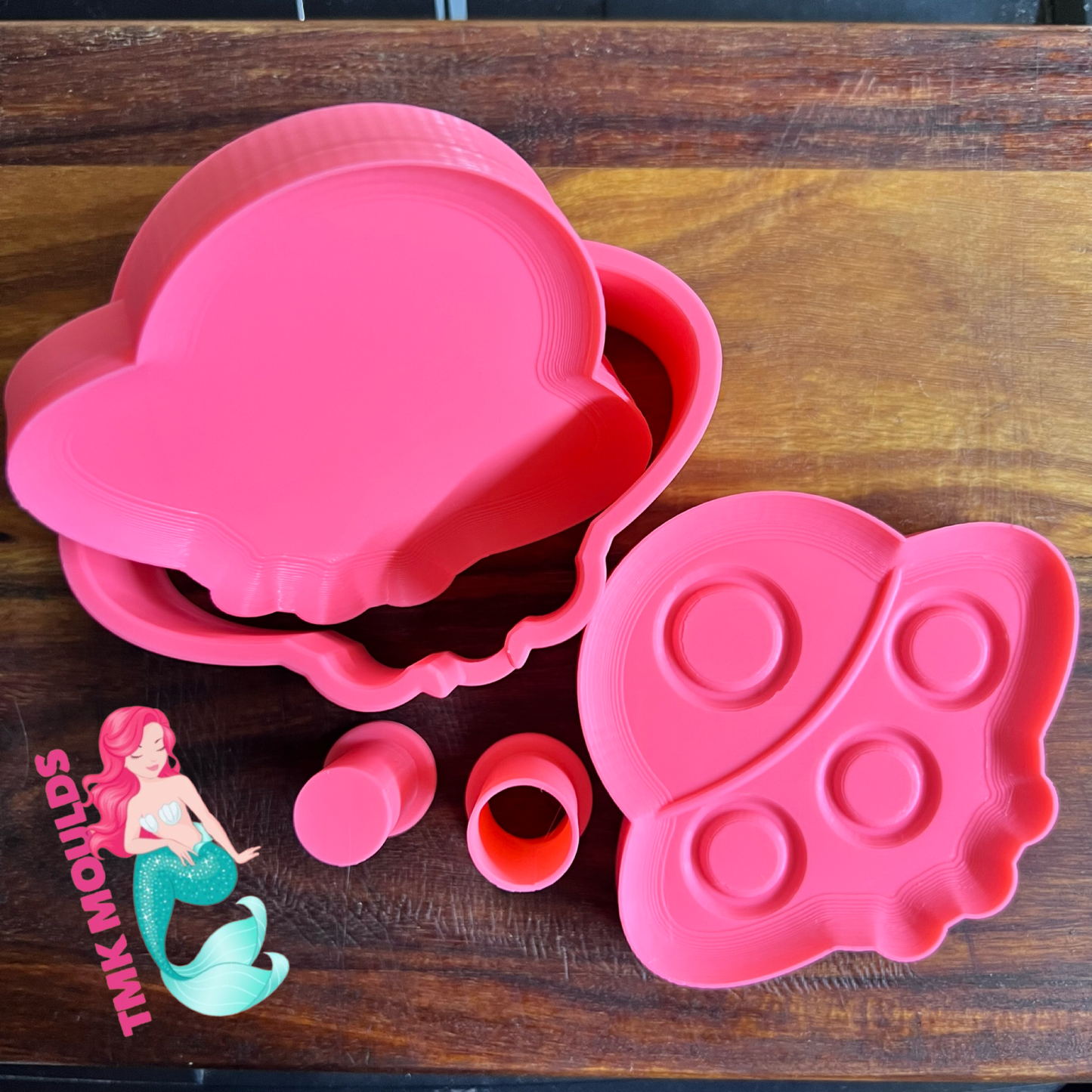3 Piece Bubble Wand Moulds