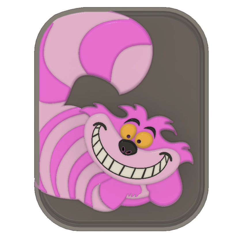 Alice in Wonderland Cubes (Vacuum Form Mould)