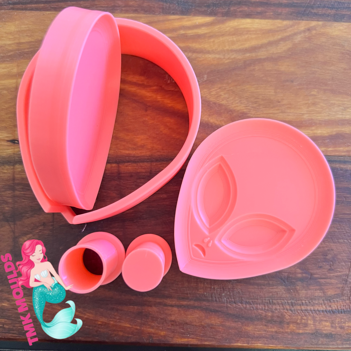 3 Piece Bubble Wand Moulds