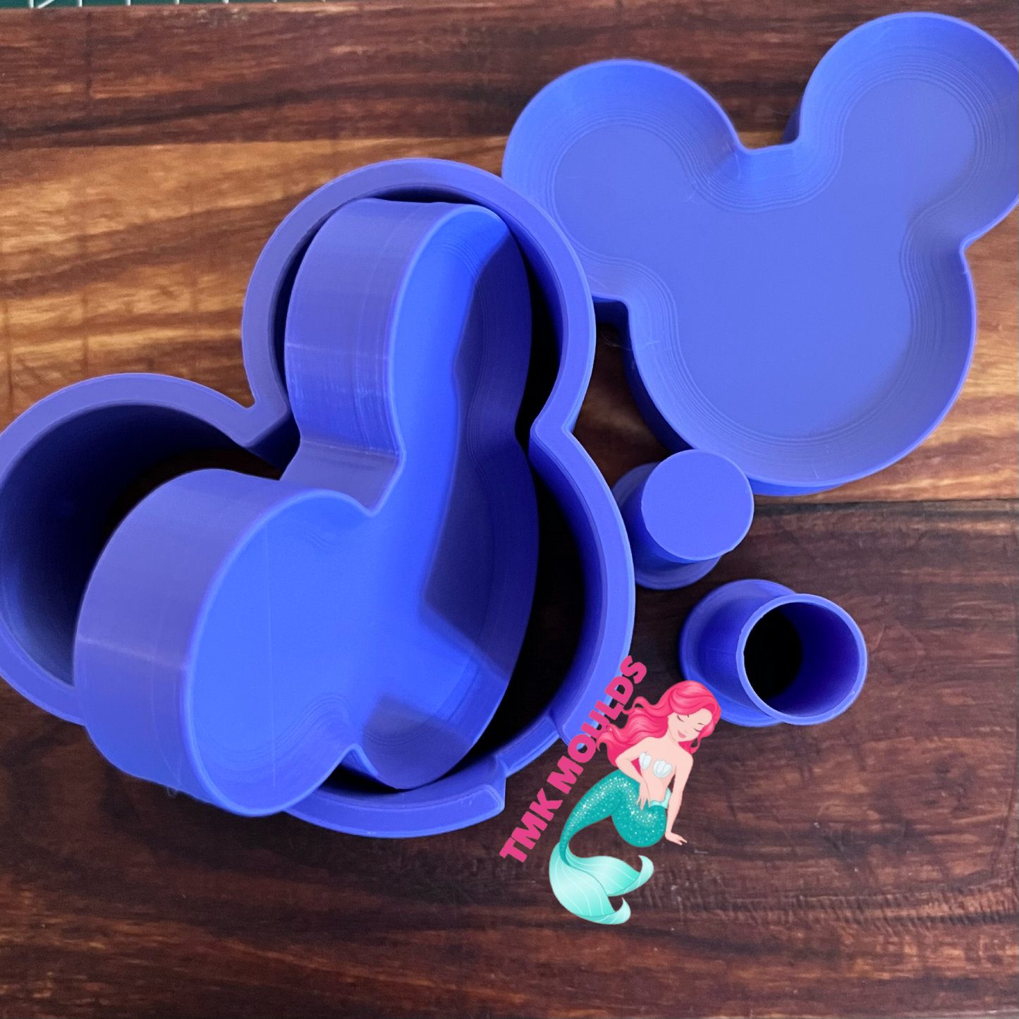 3 Piece Bubble Wand Moulds