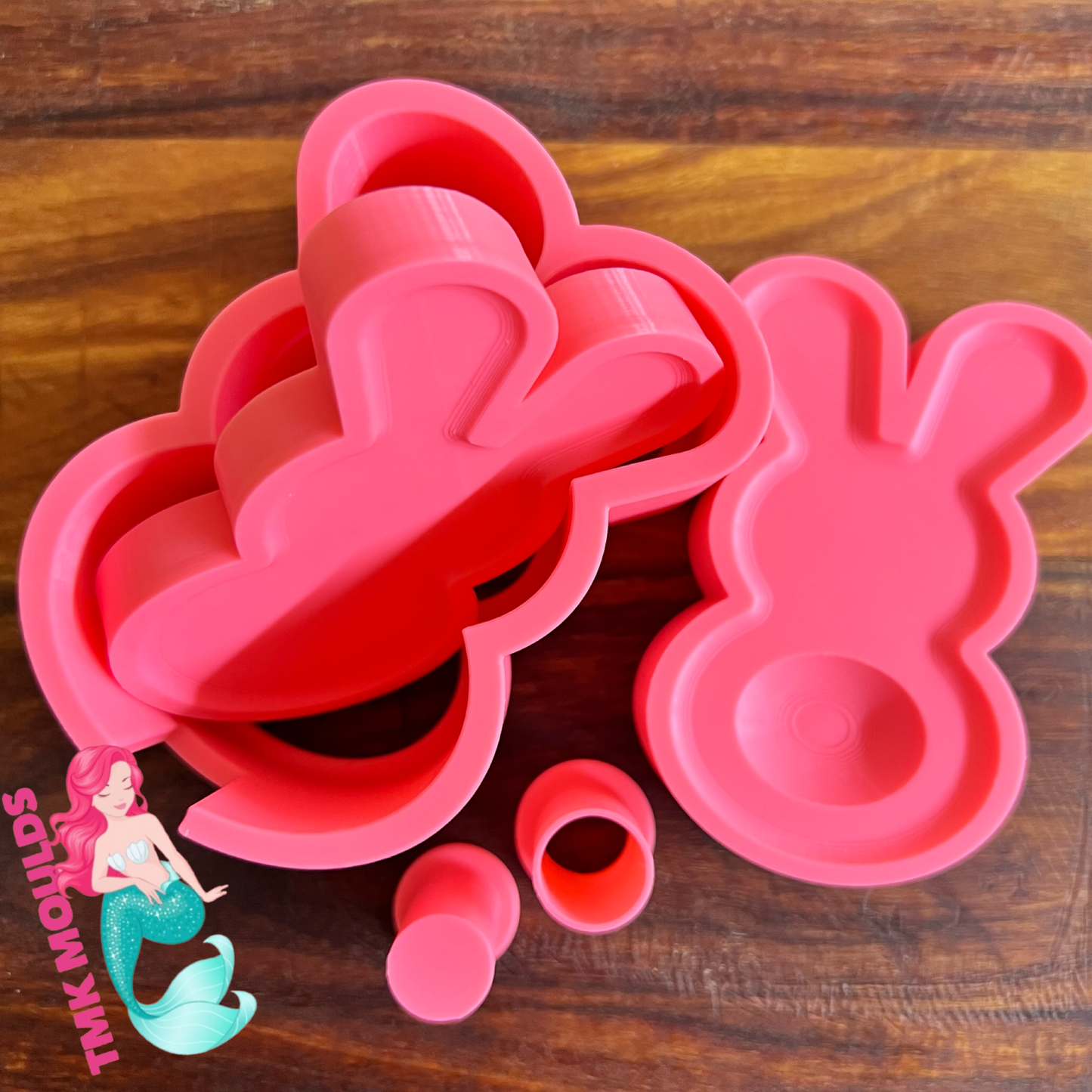 3 Piece Bubble Wand Moulds