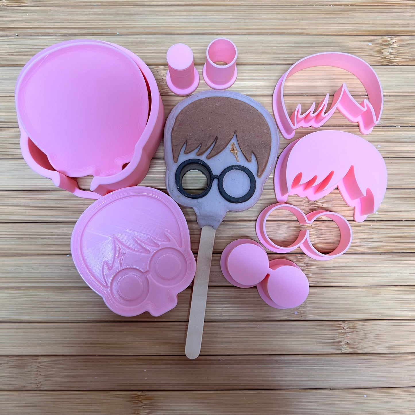 3 Piece Bubble Wand Moulds