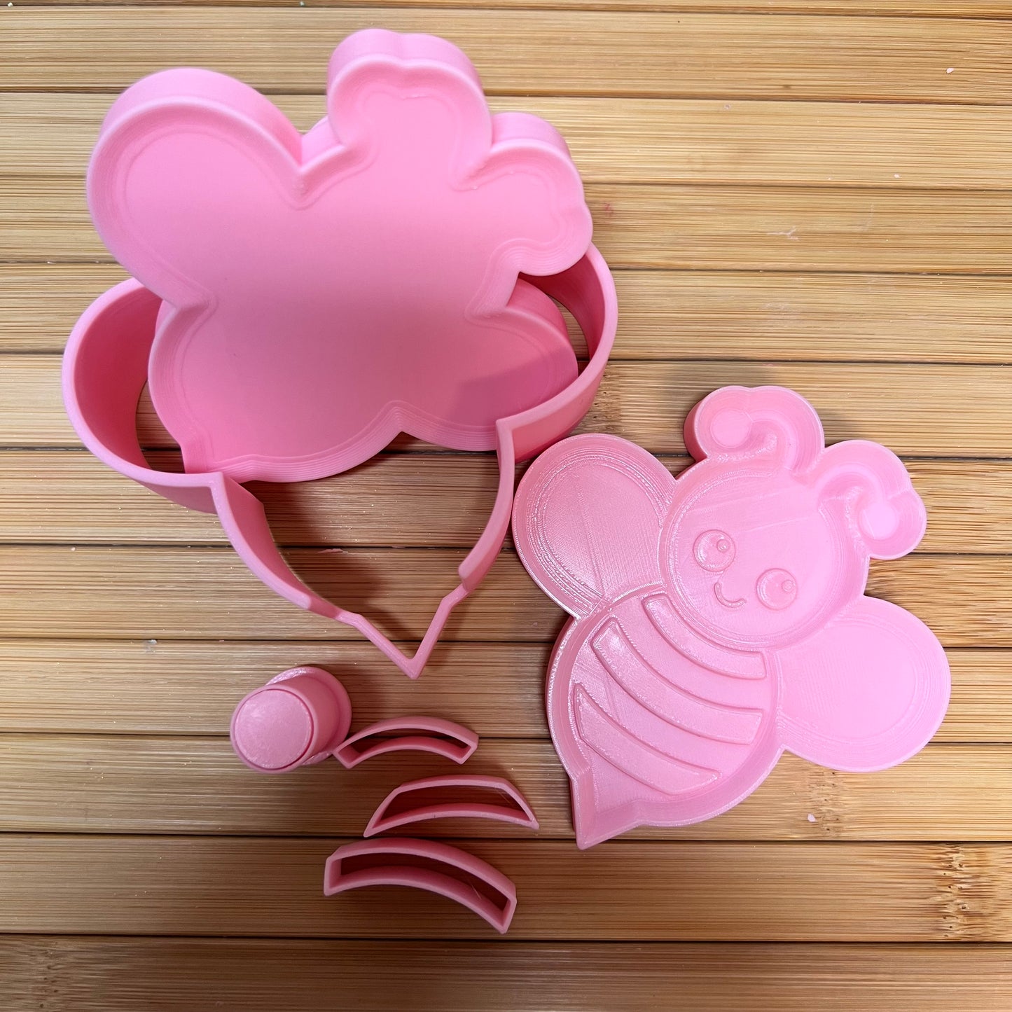 3 Piece Bubble Wand Moulds