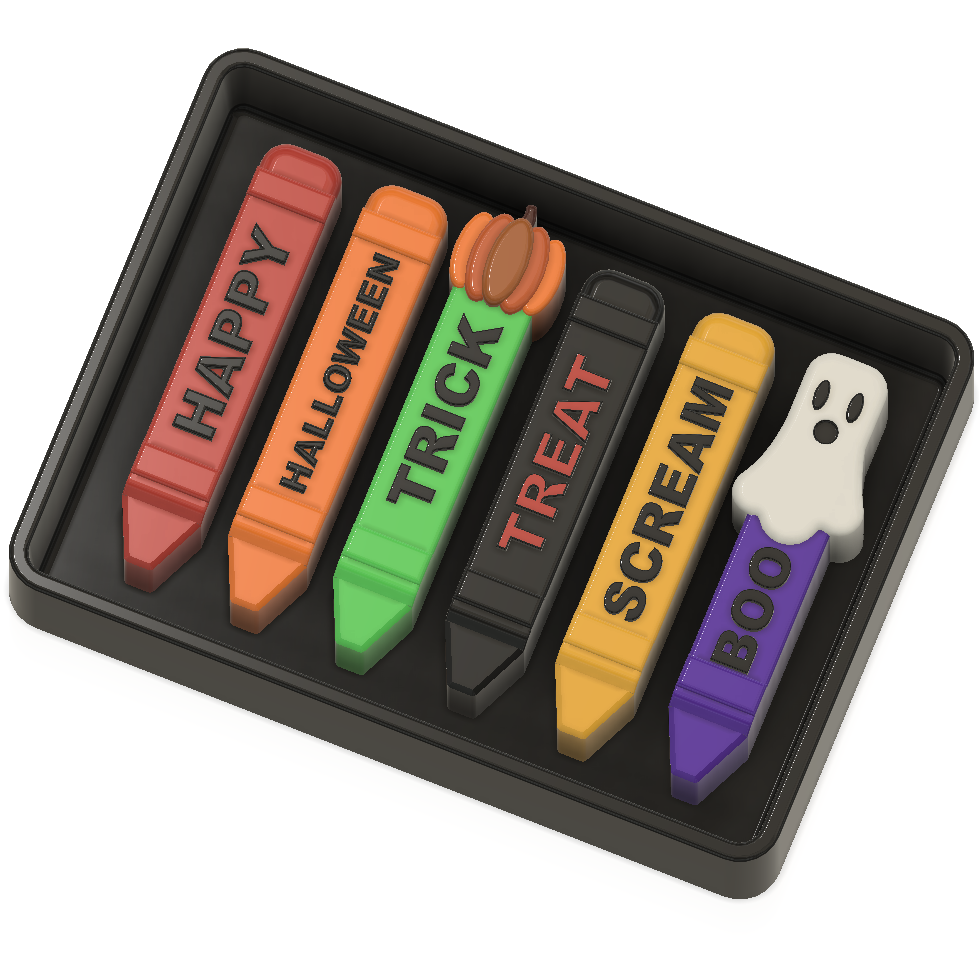 Soap Crayon Holidays Moulds