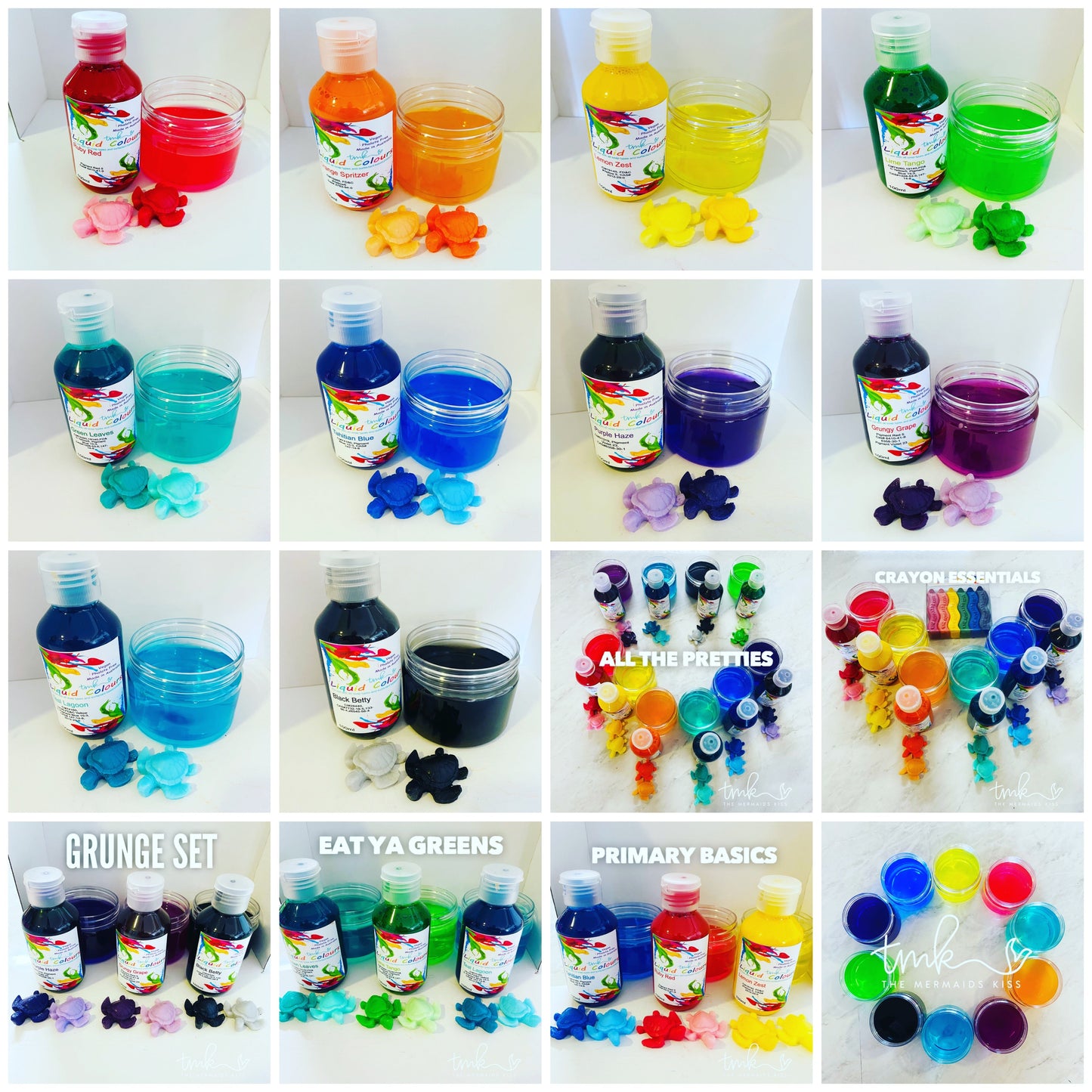 NEW SIZE TMK Liquid Colourants 250ml