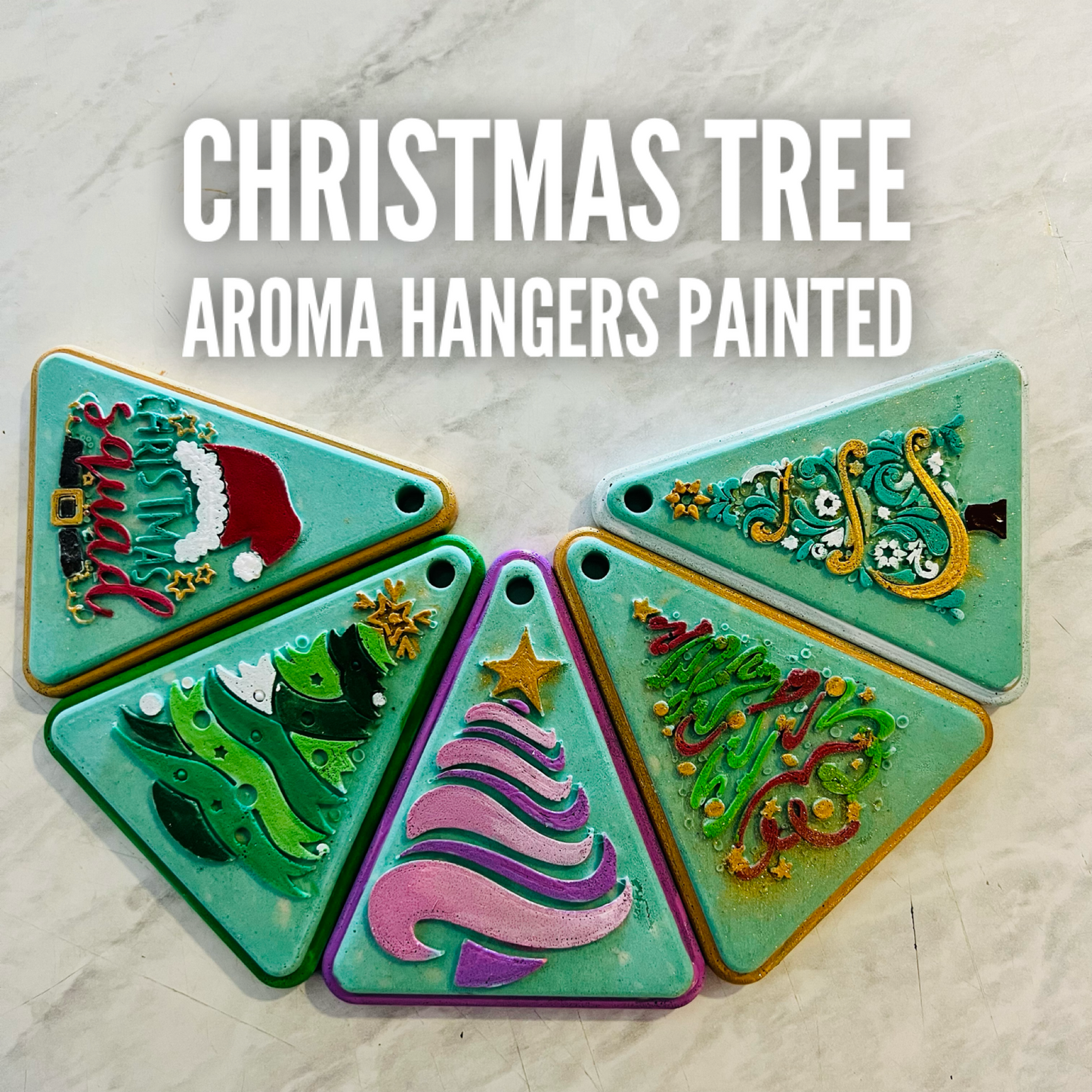 Christmas Tree Car & Wardrobe Scent Hanger Moulds and Recipe