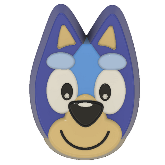 Blue Dog 1 Face Vacuum Form Mould