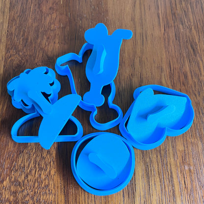 Cookie,Fondant, Bubble Clay or Polymer Clay Cutters (3D Printed)