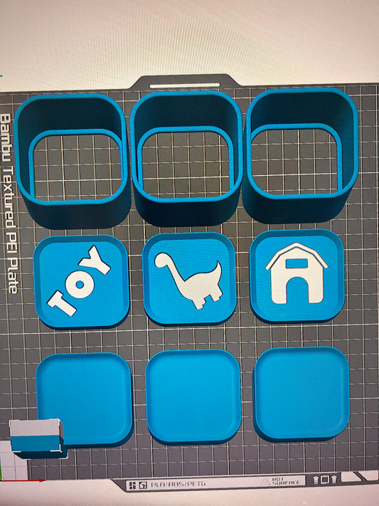 Toy Surprise 3 Piece Moulds