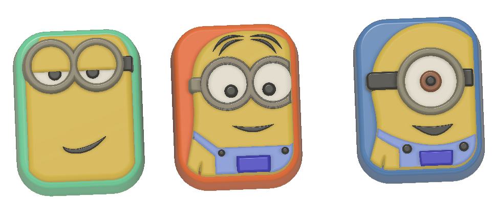 Minions Cube Vac Moulds