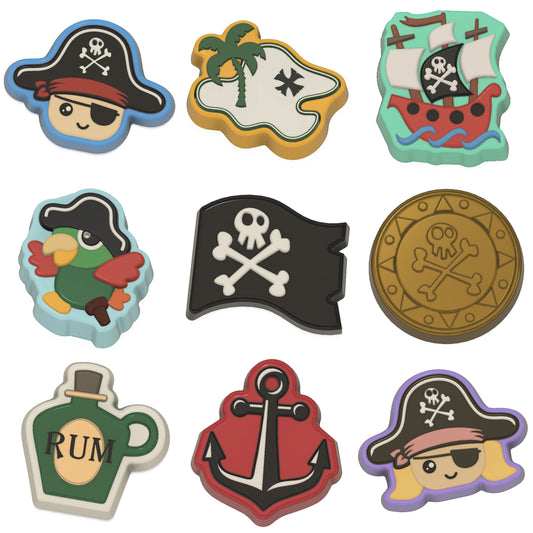 Pirate Collection (Vac Formed) 9 in total in 3 Sizes each