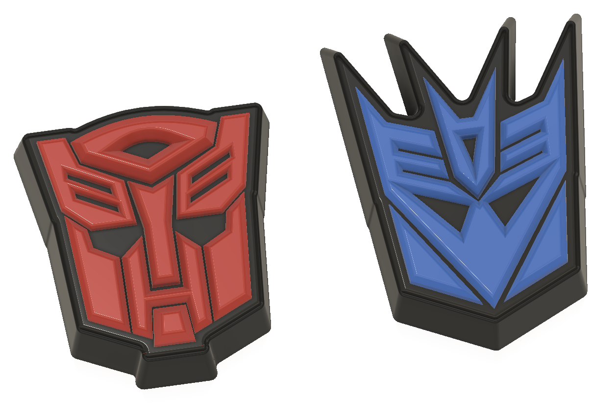 Transformers Logos Vacuum Form Mould (Copy)