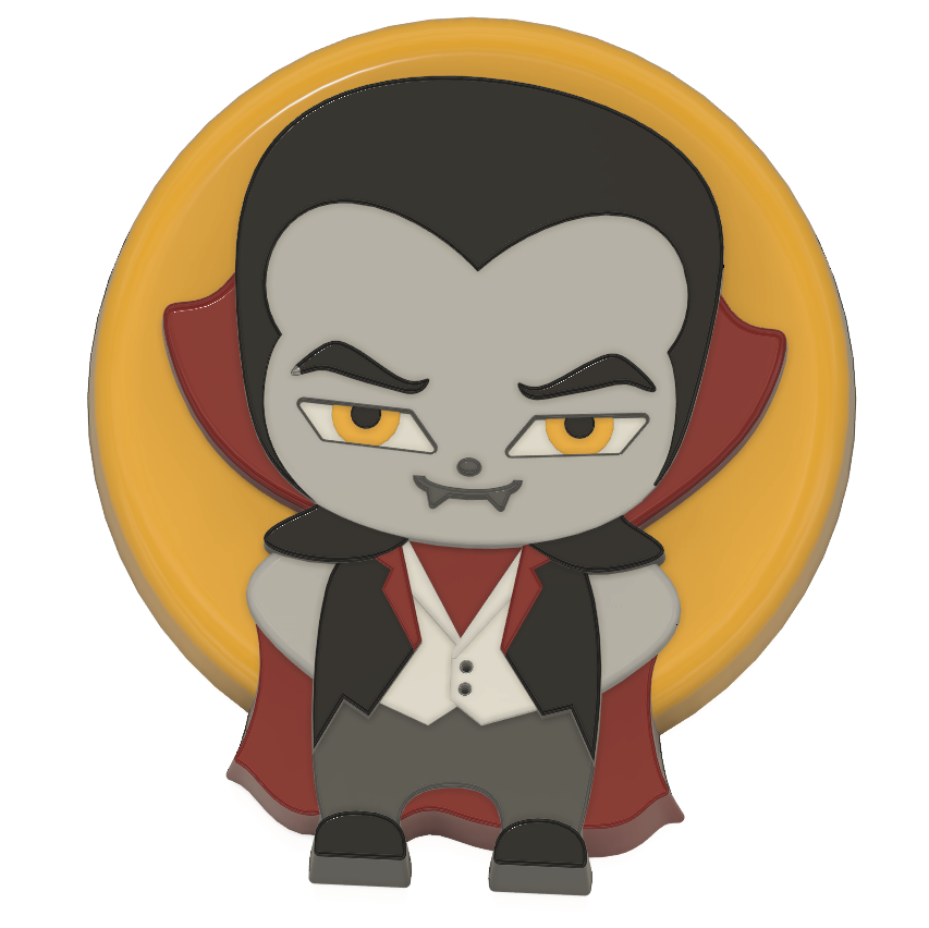 Chibi Vampire (Vacuum Form Mould) – TMK Moulds