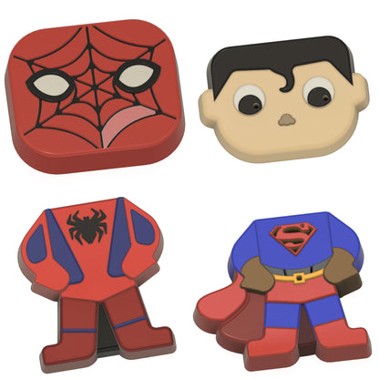 SuperGuy & Lil Superguy  (Vacuum Form Mould)