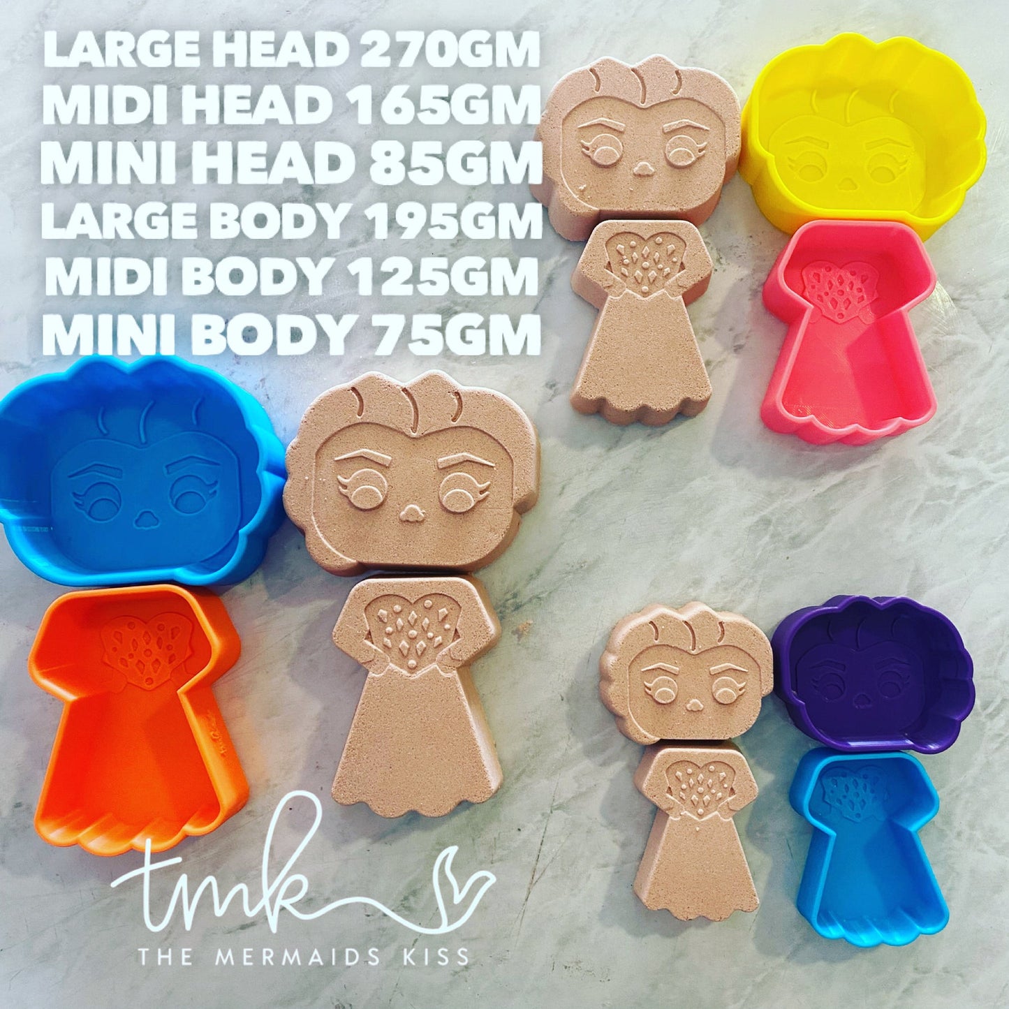 Freeze Girl Head & Body (3D Printed)